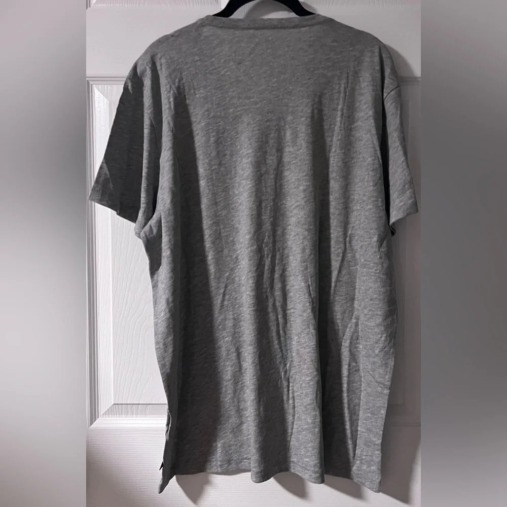 Men's Bonobos Casual Heather Gray Slim Fit Short Sleeved Tee Shirt